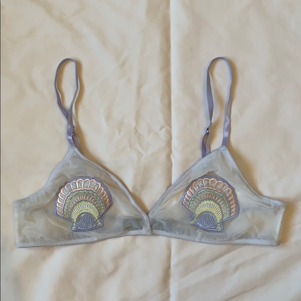 Sheer Seashell Bralette